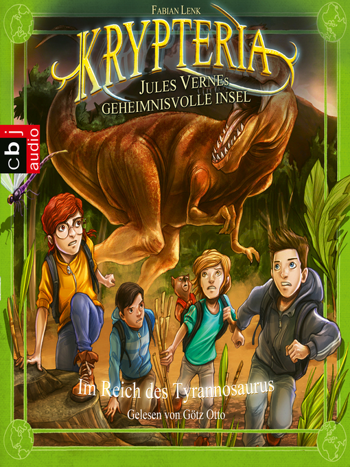 Cover image for Krypteria--Jules Vernes geheimnisvolle Insel. Im Reich des Tyrannosaurus